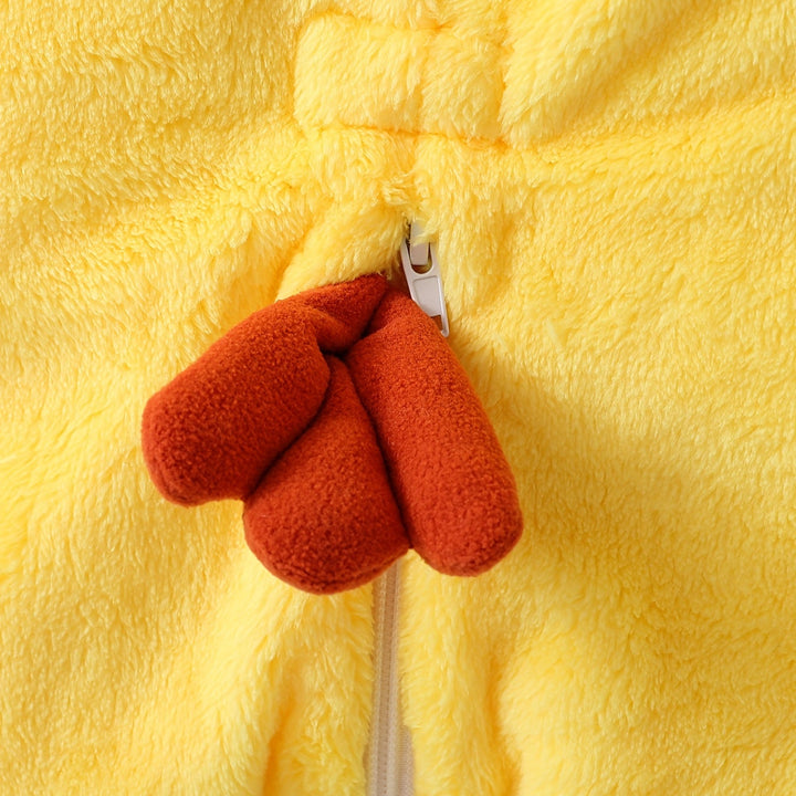 Macacão Plush Térmico Pintinho para Bebê