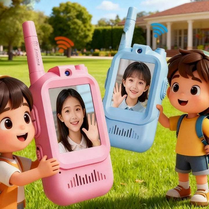 KidTalkie Pro – Comunicador Infantil Interativo com Tela | 2 unidades