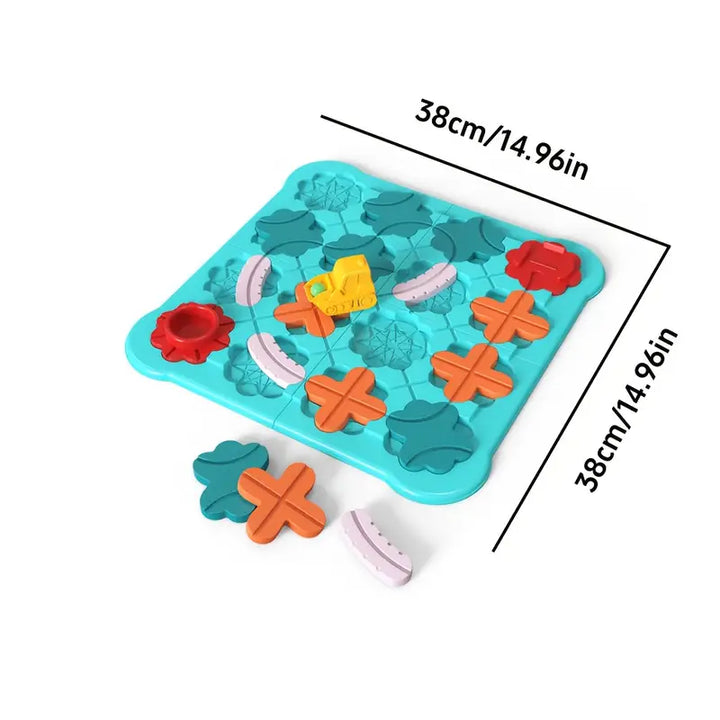 Labirinto Inteligente Infantil – Brinquedo Educativo com Carrinho e Bolinhas