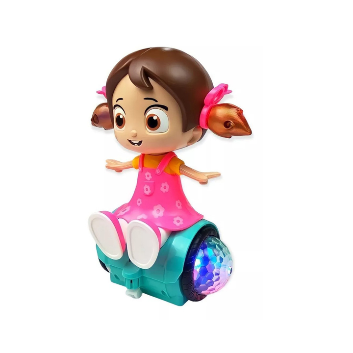 Boneca Fofa Patins Dance Girl Brinquedo Musical Som Luzes