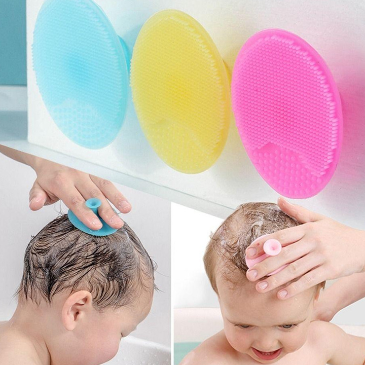 Esponja De Limpeza em Siliconado Para Limpeza Facial Massageador De Banho De Bebê, Gel Esfoliante, Limpeza