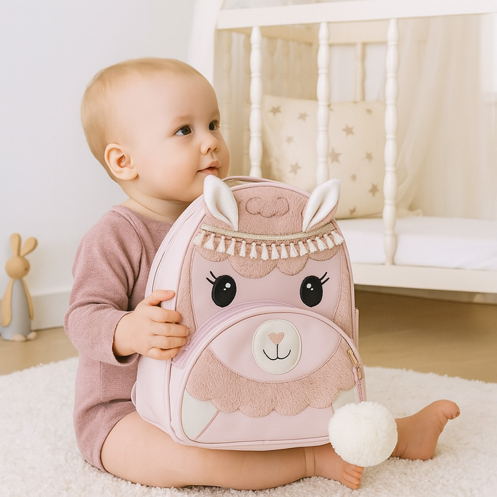Bolsa Mochila Infantil Grande Animais Personagens Bebê Menina Menino Passeio Escola Creche