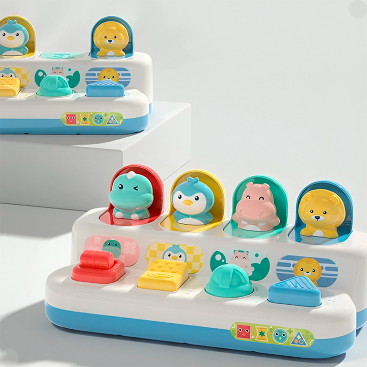 ESCONDE ESCONDE ANIMALZINHO EDUCATIVO BRINQUEDO BEBE COORDENAÇÃO IMAGINAÇÃO DO NENEMCOLORIDO