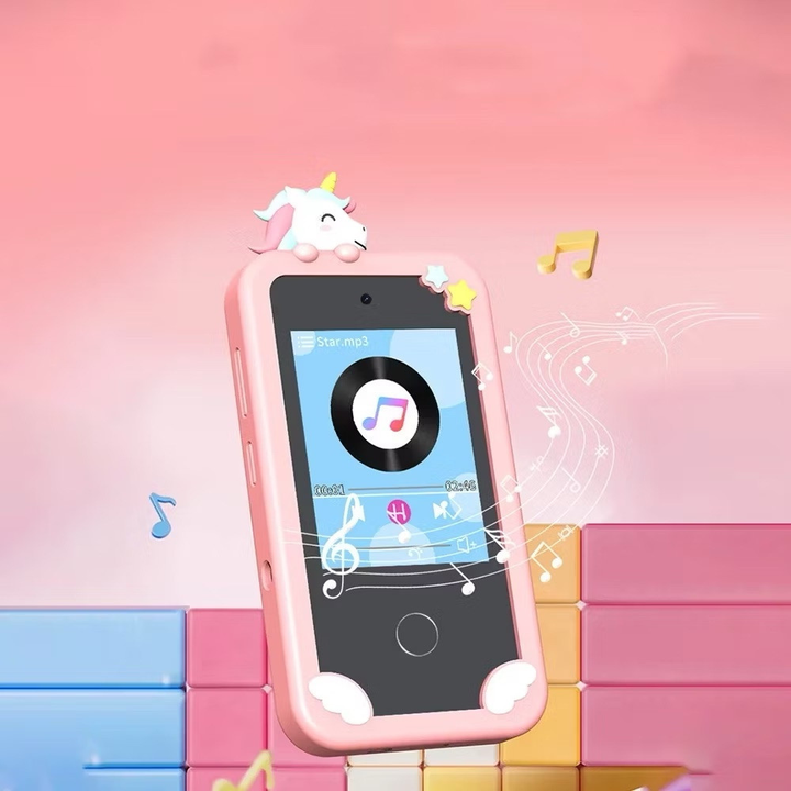 Celular Infantil Educativo com Tela Touch, Câmera, Jogos, Música e Vídeos Jogos Música Vídeos Touch Brinquedo Educativo