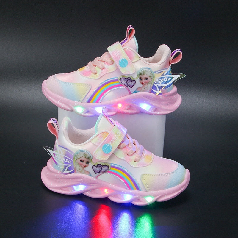 Frozen Girls' LED Sneakers 
