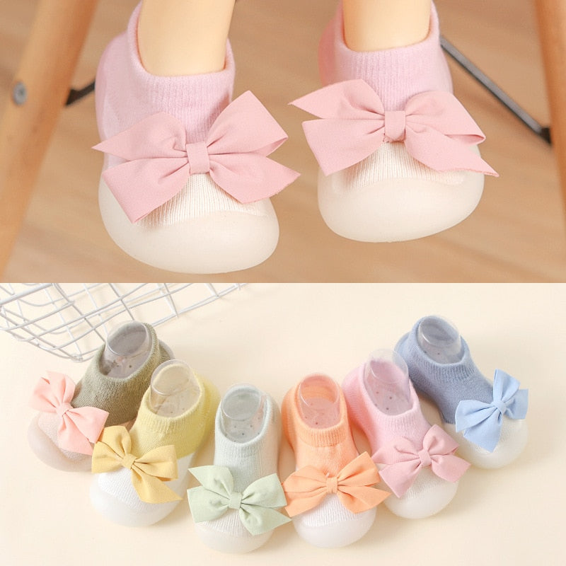 Girls' Tennis Sock with Bow