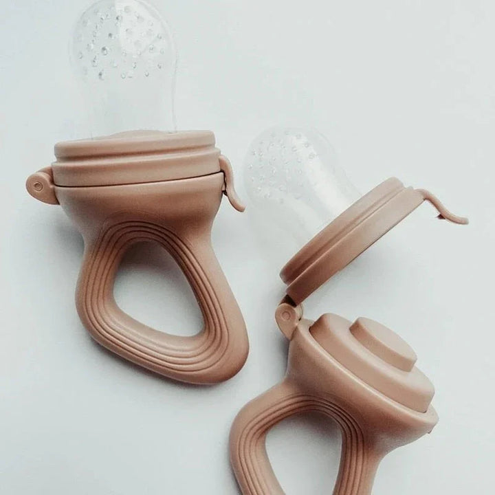 Chupeta de silicone porta alimentos para bebês