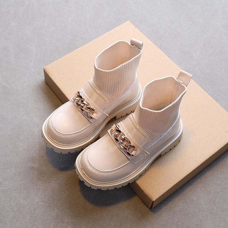 Bota Infantil Feminina Verniz Corrente - PontoBaby