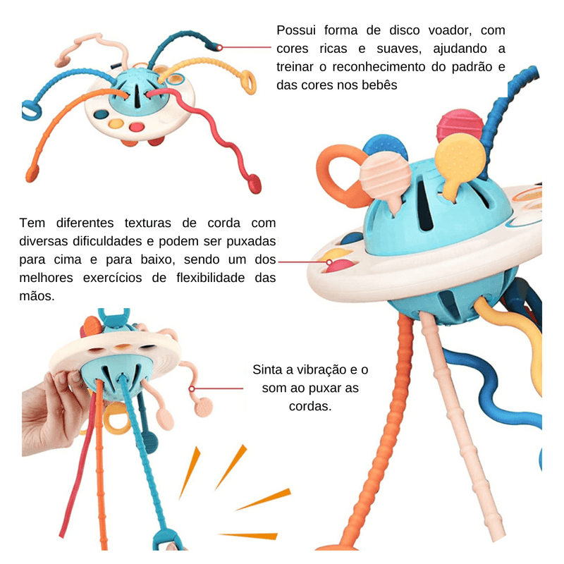 Brinquedo Montessori Sensorial CriativaKids - PontoBaby