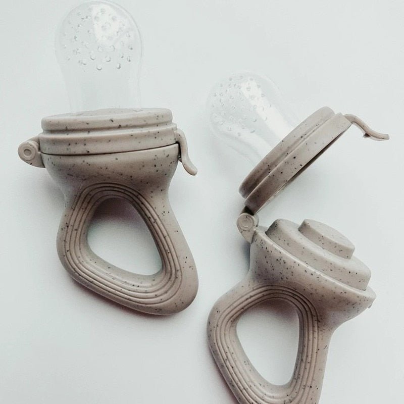 Chupeta de silicone porta alimentos para bebês - PontoBaby