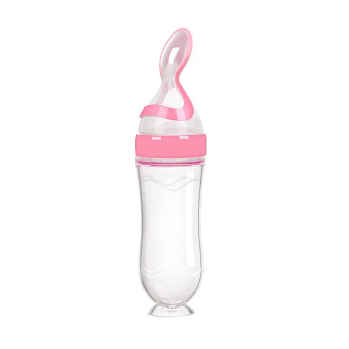 Colher de silicone dosadora papinha de bebê - PontoBaby