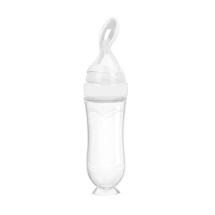Colher de silicone dosadora papinha de bebê - PontoBaby