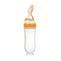 Colher de silicone dosadora papinha de bebê - PontoBaby