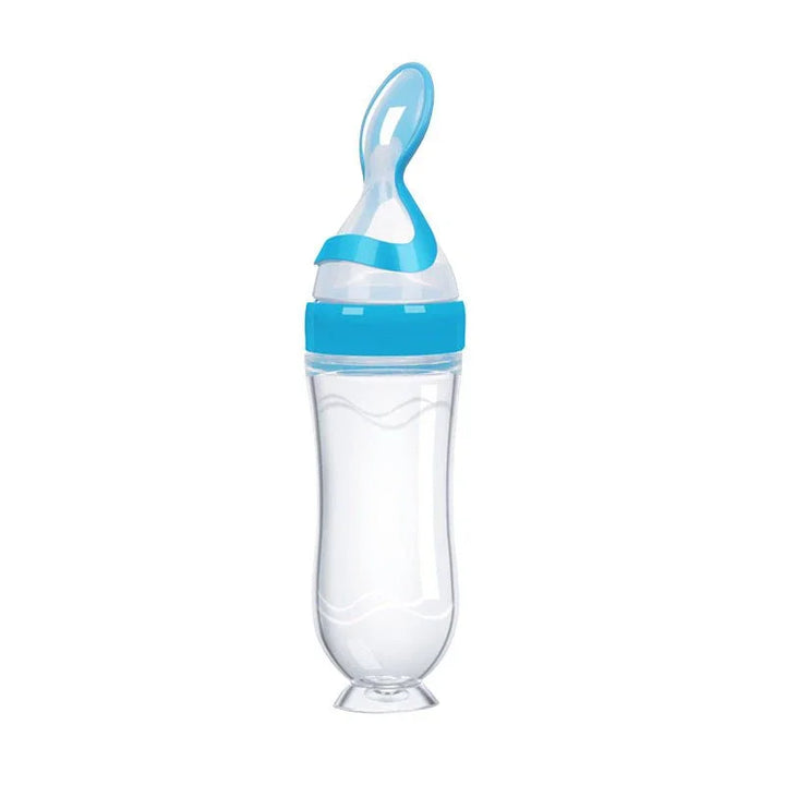 Colher de silicone dosadora papinha de bebê - PontoBaby