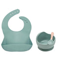 Conjunto alimentação de silicone infantil 3 pçs - PontoBaby