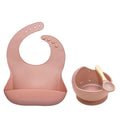 Conjunto alimentação de silicone infantil 3 pçs - PontoBaby