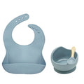 Conjunto alimentação de silicone infantil 3 pçs - PontoBaby
