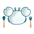 Conjunto de introdução alimentar para bebê caranguejo 3 peças - PontoBaby