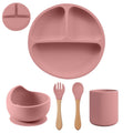 Kit alimentação de silicone infantil 5 peças - PontoBaby