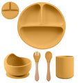 Kit alimentação de silicone infantil 5 peças - PontoBaby