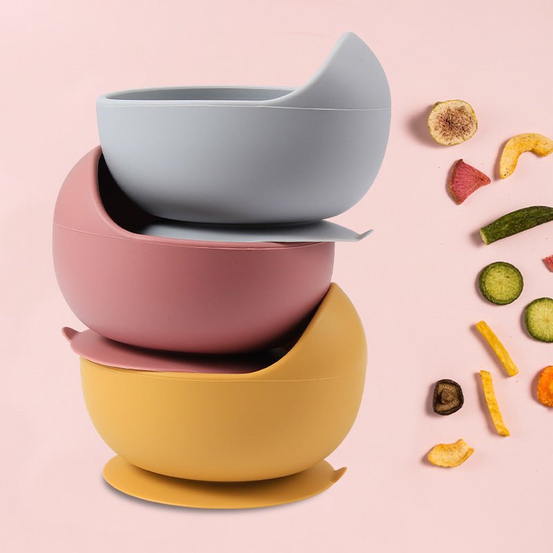 Kit alimentação de silicone infantil 5 peças - PontoBaby