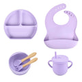 Kit alimentação de silicone infantil 6 pçs - PontoBaby
