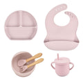 Kit alimentação de silicone infantil 6 pçs - PontoBaby