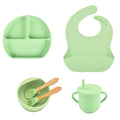 Kit alimentação de silicone infantil 6 pçs - PontoBaby