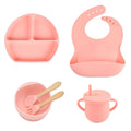 Kit alimentação de silicone infantil 6 pçs - PontoBaby