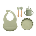 Kit alimentação infantil leão 5 pçs - PontoBaby