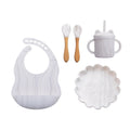 Kit alimentação infantil leão 5 pçs - PontoBaby