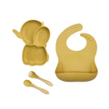 Kit alimentação infantil para bebê de silicone elefantinho 4 peças - PontoBaby