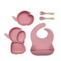 Kit alimentação infantil para bebê elefantinho 5 peças - PontoBaby
