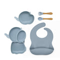 Kit alimentação infantil para bebê elefantinho 5 peças - PontoBaby