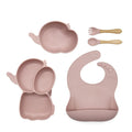 Kit alimentação infantil para bebê elefantinho 5 peças - PontoBaby