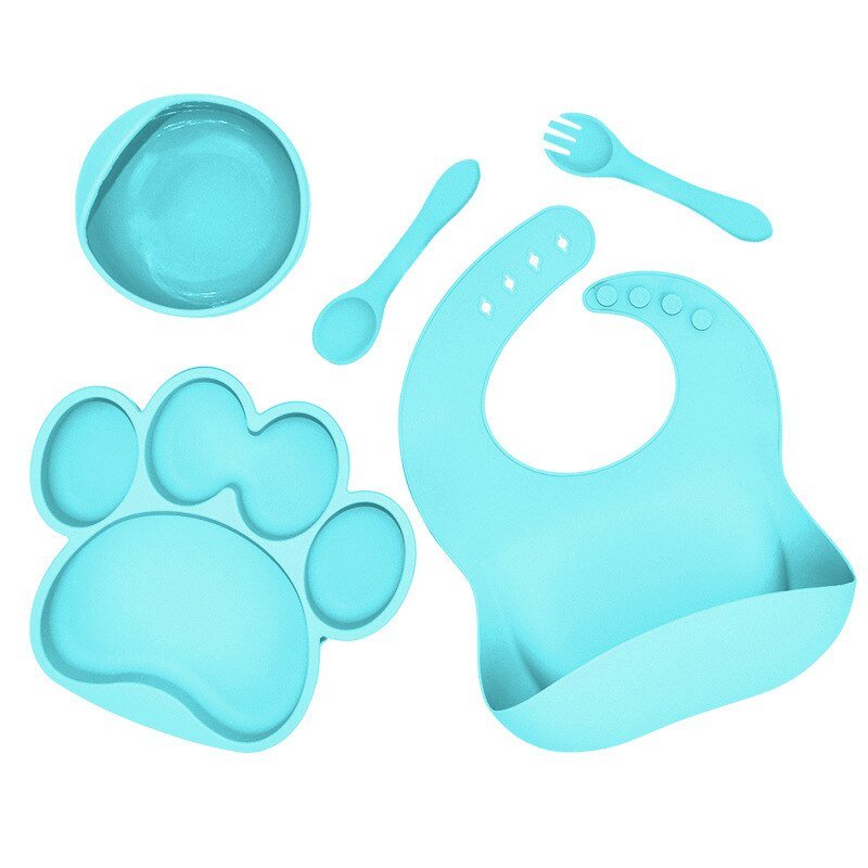 Kit alimentação infantil patinha 5 pçs - PontoBaby