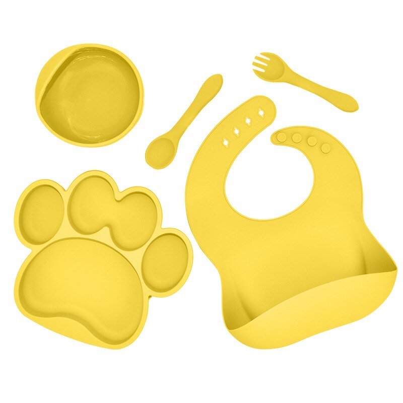 Kit alimentação infantil patinha 5 pçs - PontoBaby