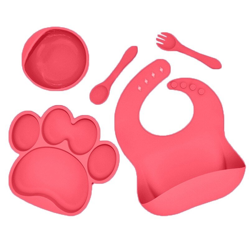 Kit alimentação infantil patinha 5 pçs - PontoBaby