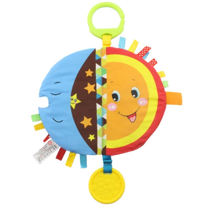 Livro sensorial de pano do bebê - PontoBaby
