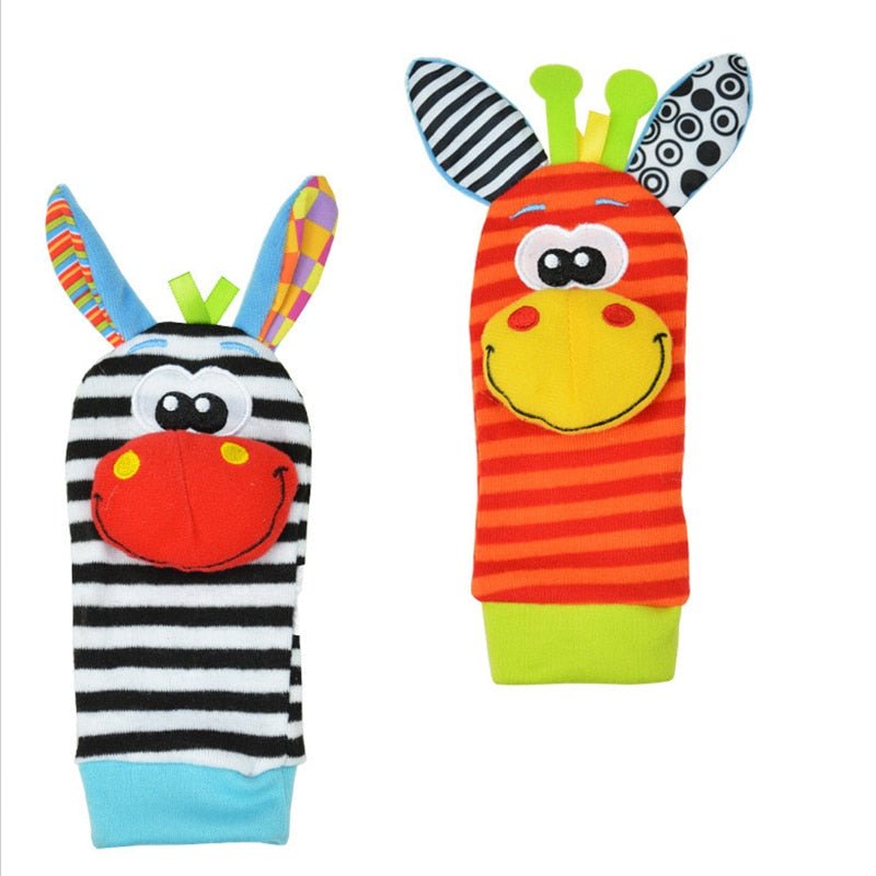 Meias ou pulseiras chocalho Sensorial - PontoBaby