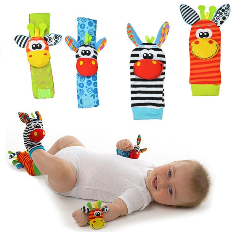 Meias ou pulseiras chocalho Sensorial - PontoBaby