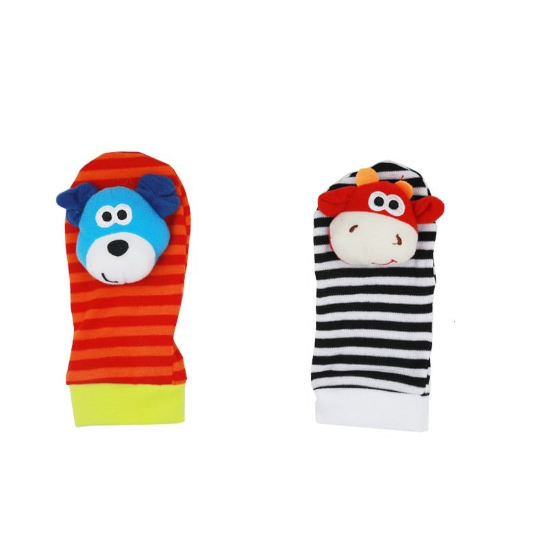Meias ou pulseiras chocalho Sensorial - PontoBaby