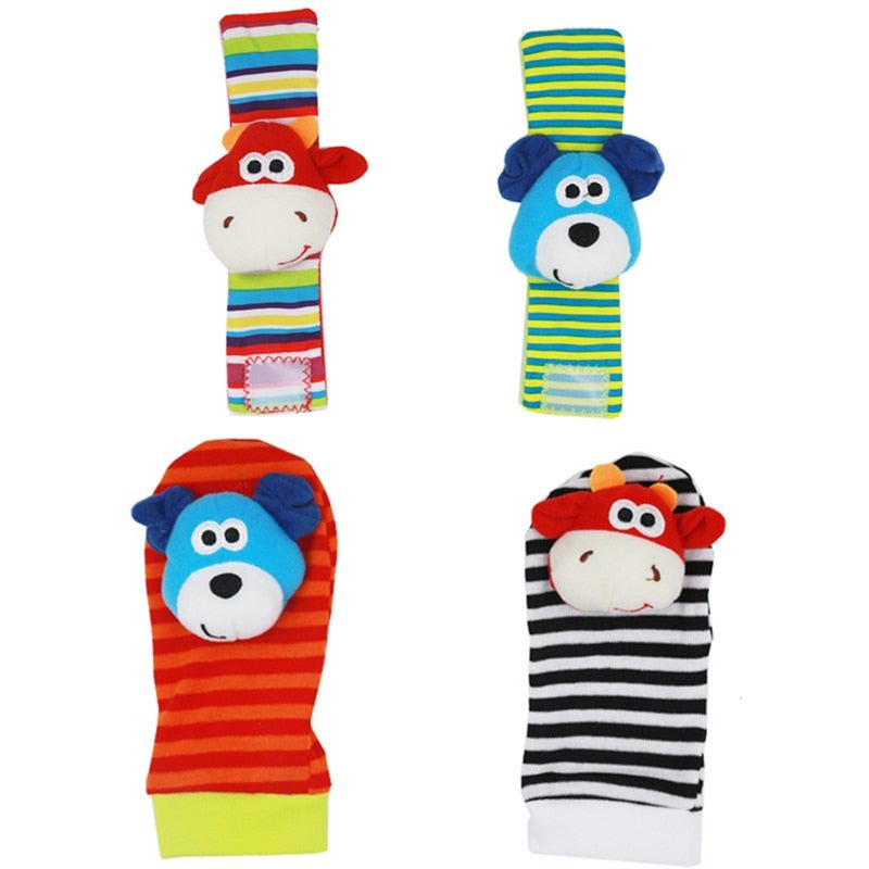 Meias ou pulseiras chocalho Sensorial - PontoBaby