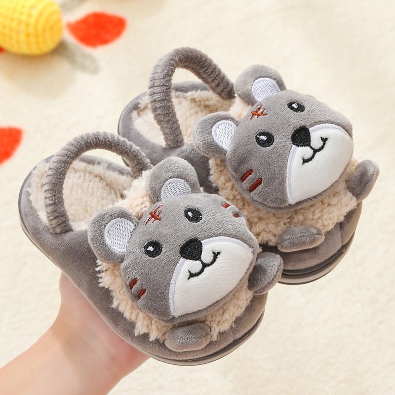 Pantufa Infantil Zoo- Pelúcia - PontoBaby