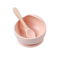 Tigela e colher raspa colher para bebê de silicone - PontoBaby