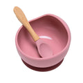 Tigela e colher raspa colher para bebê de silicone - PontoBaby
