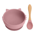 Tigela gatinho de silicone com colher - PontoBaby