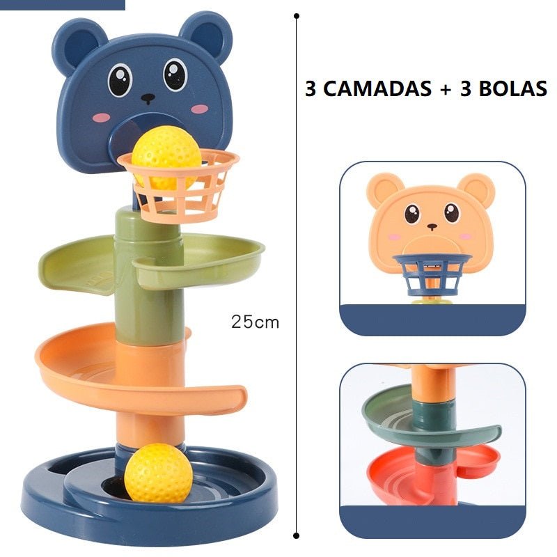 Torre Educativa Rolling Ball - PontoBaby