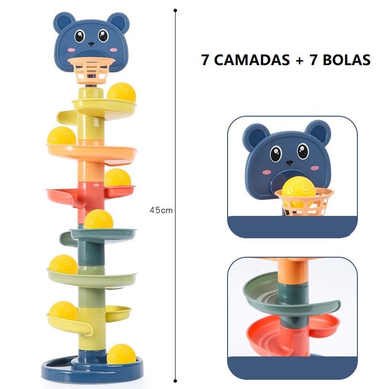 Torre Educativa Rolling Ball - PontoBaby